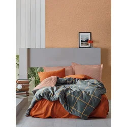 Lessentiel Maison Komplet posteljine Stark, 160x220cm, Siva