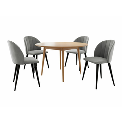jedilnica set Racine 136 76cm