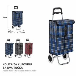 KMT Kolica za kupovinu sa dva točka