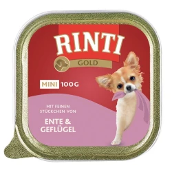 RINTI Pašteta za male odrasle pse Gold Mini, Pačetina i živina, 100g