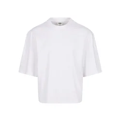 Mens T-shirt oversized Cropped white