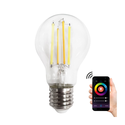 LED prigušiva sijalica VINTAGE A60 E27/7W/230V 2700-6500K Wi-Fi Tuya