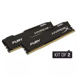 RAM DDR4 16GB PC2666 HX FURY BLACK, CL16, 1Rx8, kit 2x8 GB (HX426C16FB2K2/16)