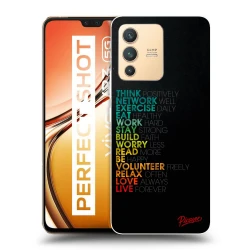 Silikonski prozorni ovitek za Vivo V23 5G - Motto life