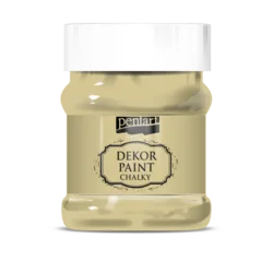 Dekorativna kredna barva Chalky Pentart - 230 ml - egg-shell white