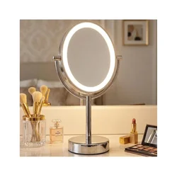 Eglo 201598 - Kozmetičko ogledalo sa LED osvetljenjem LED/4W/4xAA IP65 sjajni hrom