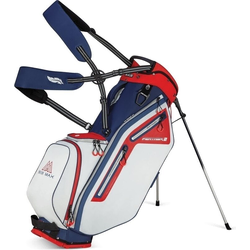 Big Max Dri Lite Feather 2 Golf torba Stand Bag Steel Blue/Red/White