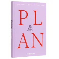 Planer THE PERFECT PLAN, vijolična, Printworks