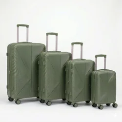 Set kofera 4u1 u maslinastoj boji - Deco Ray dezen
