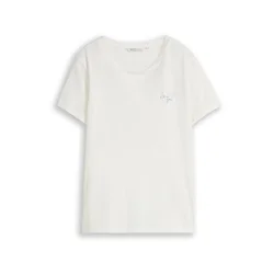 TOM TAILOR DENIM Majica  svetlo modra / off-bela