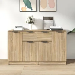 Komoda 2kom boja hrasta sonome 60x30x70cm od konstruiranog drva