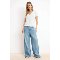 Trendyol Milla Ženska majica TWOSS25TS00196, Bela