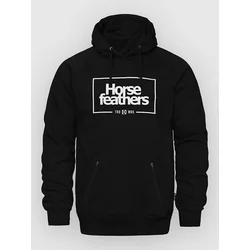 Horsefeathers Sherman moški pulover s kapuco black