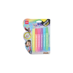 DELI Lepak glitter neon/ 6 boja EA71301