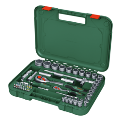 Bosch Set nasadnih ključeva i bitova sa čegrtaljkom 1600A02Z9G, 1/2, 1/4, 57 delova