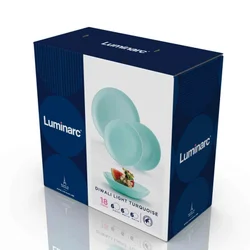 Luminarc diwali turquise set tanjira 18/1 ( P2963 )