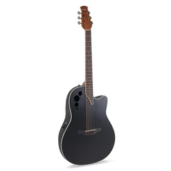 Elektroakustična kitara Applause AE44II Mid Cutaway - Black Satin