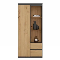TOP E SHOP Bily RS-80 ANTRACIT ARTISAN polica, (21831443)