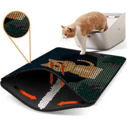Aberto Design Prostorika za toalet za mačke Nrszn0145, 45 x 60 cm, Šarena