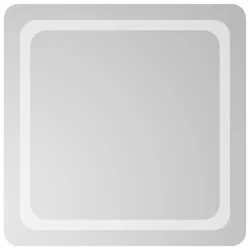 Vidaxl LED kopalniško ogledalo 60x60 cm