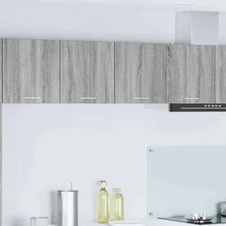 vidaXL Viseča omarica Riga Siva Sonoma 80 x 31 x 40 cm Konstruiran les