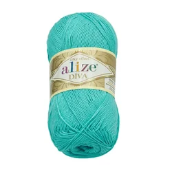 Alize Preja DIVA - 100 g / 350 m - modra aqua