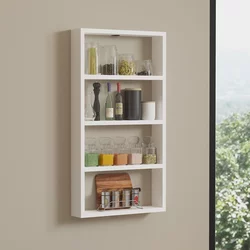 HANAH HOME Zidna polica Quatro White