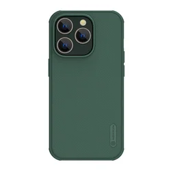 Maska Nillkin Super Frosted Shield Pro za iPhone 15 Pro tamno, Zelena