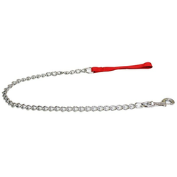 Povodac za pse metal 1m*3mm crveni