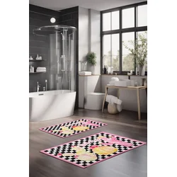 Lessentiel Maison Set prostirki za kupatilo CT-5281, 2 Komada, Šarena
