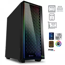 PCPLUS gaming namizni računalnik Storm (i5-11400F 16GB 1TB NVMe SSD GeForce RTX 3050 8GB RGB)