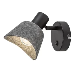 Rabalux Zidna lampe Farelia, 1xE14, Siva