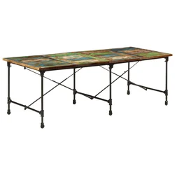 Blagovaonski stol 220 x 90 x 77 cm od masivnog obnovljenog drva