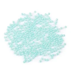Plastične voščene kroglice / biseri Glance O3 mm - meta (500 g)