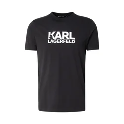 Karl Lagerfeld Majica črna/bela