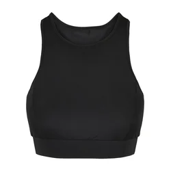Športni modrček URBAN CLASSICS - High Neck Tech - Črna - TB4757 - Črna