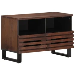 Vidaxl TV omarica rjava 70x34x46 cm trden mangov les
