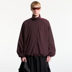 Jakna Y-3 Gradient 3 Stripes Nylon Track Top Night Red M