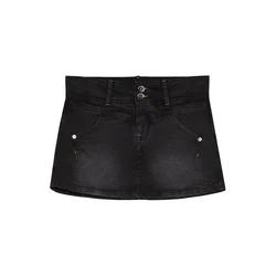 Bershka Krilo  črn denim