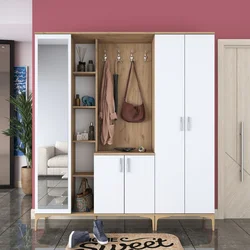 Hanah Home Komplet predsoblja EA129-2797, 180x37.5x198.6 cm, Beli