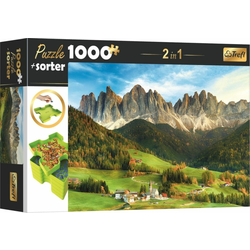 Trefl - Puzzle 2v1 puzzle Dolomity + triediče - 1 000 kosov