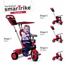 Smart Trike tricikel Vanilla - Rdeč