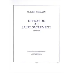MESSIAEN:OFFRANDE AU SAINT SACREMENT ORGUE