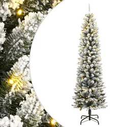 Umjetno božićno drvce sa 150 LED žarulja i snijegom 120 cm