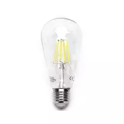 LED sijalica FILAMENT ST64 E27/6W/230V 6500K - Aigostar
