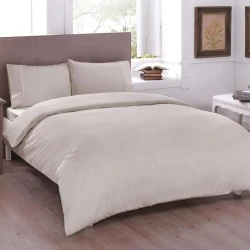 Tac Set posteljine Basic, 200x220cm, Krem