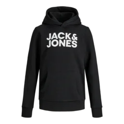 Jack & Jones Junior Logo duks za dečake NOOS JNR, basic crni