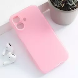 Maska Flash Crystal za iPhone 16 roze