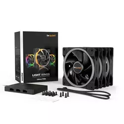 BE QUIET! LIGHT WINGS (BL076) triple pack RGB 120mm 4-pin PWM ventilator