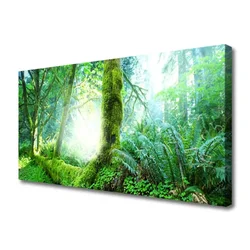 tulup.si Slika na platnu Forest moss narava 125x50 cm